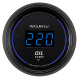 Autometer Cobalt Digital 52.4mm 0-340 deg F Oil Temperature Gauge - 6948