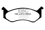 EBC 96-97 Dodge Ram Van B1500 Yellowstuff Front Brake Pads - DP41277R