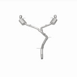 MagnaFlow 18-19 Audi A5 Dual Exit Polished Stainless CatBack Exhaust - 3in Main Piping Diameter - 19390