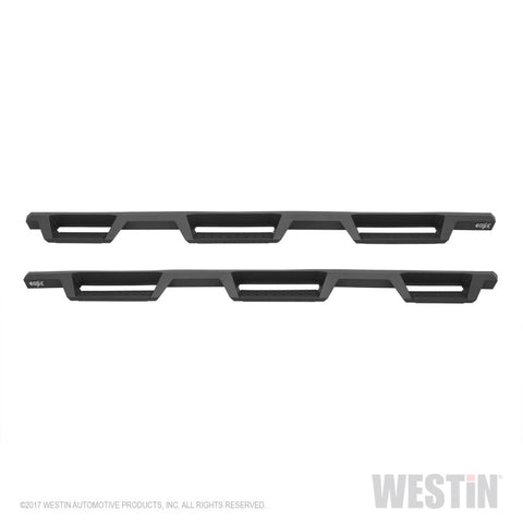 Westin 14-18 Chevrolet Silverado 1500 DC 6.5ft Bed HDX Drop W2W Nerf Step Bars - Tex. Blk - 56-534595