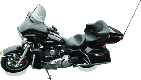 Mustang 08-21 Harley Electra Glide,Rd Glide,Rd King,Str Glide Touring Summit 1PC Seat - Black - 76860