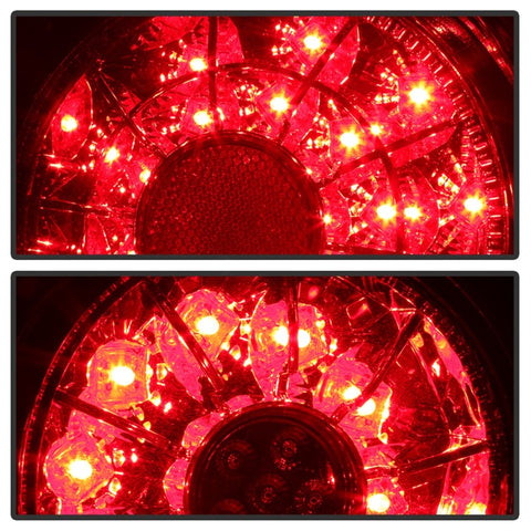 Spyder 01-03 Lexus IS300 LED Tail Lights w/Inner Trunk Lights - Smoke (ALT-YD-LIS300-LED-SET-SM) - 5085054