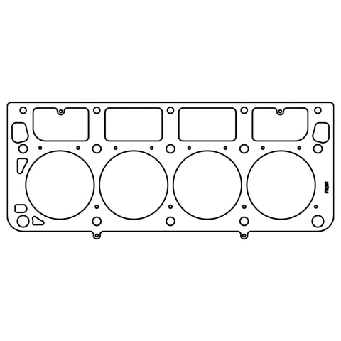 Cometic GM LS1/LS2/LS3/LS6 Gen-III/IV Small Block V8 4.080in Bore .040in MLS Cylinder Head Gasket - C15522-040