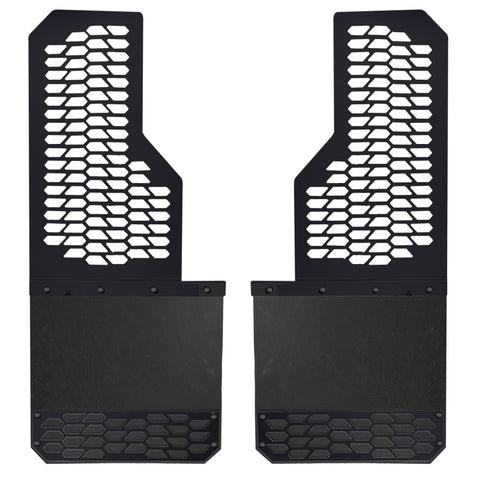 Putco 15-19 Chevy Silv/Sierra HD Dually - (Fits Rear) - Set of 2 Mud Skins - HDPE w/ Hex Shield - 78275