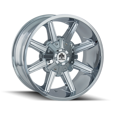 Mayhem 8104 Arsenal 17x9 / 8x165.1 BP / -12mm Offset / 130.8mm Hub Chrome Wheel - 8104-7976C