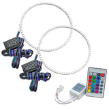Oracle Jeep Wrangler JL/JT LED Surface Mount Headlight Halo Kit - w/ Simple Controller - 1214-504