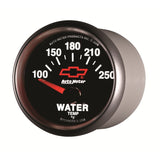 Autometer GM Bowtie Black 2-1/16in 100-250 F Pedestal Electronic Water Temp Gauge - 3637-00406