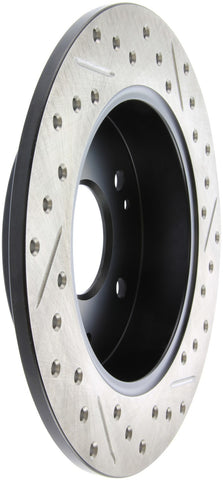 StopTech 06-09 Honda Civic Ex/Si Slotted & Drilled Right Rear Rotor - 127.40040R