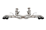 Corsa 2020-25 Corvette C8 3in Xtreme Cat-Back Exhaust 4.5in Black Quad Tips - Deletes stock AFMValve - 21104BLK