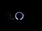 ANZO 1998-2002 Chevrolet Camaro Crystal Headlights w/ Halo Black - 121024
