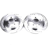 Power Stop 02-10 Ford Explorer Rear Evolution Drilled & Slotted Rotors - Pair - AR8587XPR