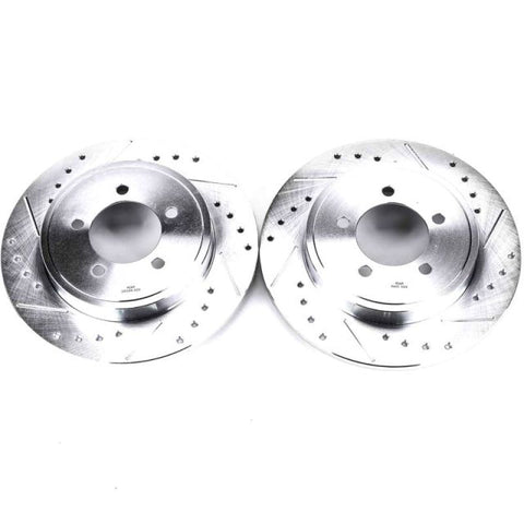Power Stop 02-10 Ford Explorer Rear Evolution Drilled & Slotted Rotors - Pair - AR8587XPR