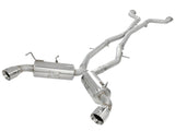 aFe Takeda 2.5inch SS Exhaust Cat-Back 09-13 Nissan 370Z V6 3.7L Polished Tips - 49-36107