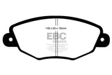 EBC 01-04 Jaguar X-Type 2.5 Greenstuff Front Brake Pads - DP21322
