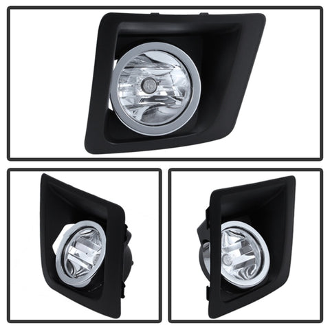 Spyder GMC Sierra 1500 2014+ OEM Fog Light without switch Clear FL-GS2014-C - 5080295