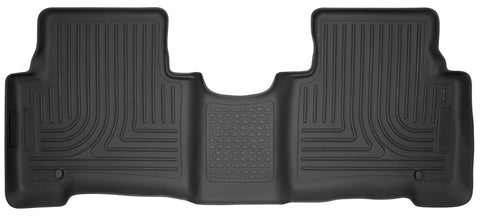 Husky Liners 13-15 Hyundai Sante Fe GLS/Limited WeatherBeater 2nd Seat Black Floor Liners - 14861