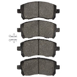 R1 97-03 Subaru Forester Front Performance Sport Brake Pads - 2115-0721-00