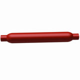 MagnaFlow Muffler Red Pack Series Glasspack 4in Rd 26in Body Length 2.5in/2.5in Inlet/Outlet - 13146