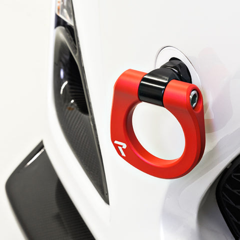 Raceseng 12-16 Porsche Cayman 981 Tug Tow Hook (Front) - Red - 06301R-321611-0632