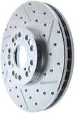 StopTech 01-05 Lexus IS300 / 02-10 Lexus SC430 Sport Slotted & Drilled Front Left Rotor - 227.44083L