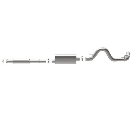 MagnaFlow Cat-Back 2016 Toyota Tacoma TRD 3.5L V6 SS 3in Single Pass Side Exit Rear 4in Tip - 19293