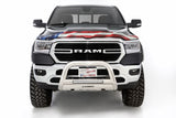 Stampede 19-23 Ram 1500 (Excl. Rebel/TRX) Vigilante Premium Hood Protector - Flag - 2019-41