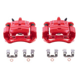 Power Stop 13-16 Scion FR-S Rear Red Calipers w/Brackets - Pair - S7092