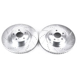 Power Stop 05-06 Saab 9-2X Front Evolution Drilled & Slotted Rotors - Pair - JBR957XPR