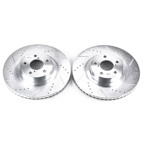 Power Stop 05-06 Saab 9-2X Front Evolution Drilled & Slotted Rotors - Pair - JBR957XPR