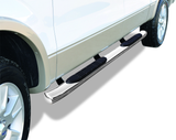 Go Rhino 09-14 Ford F-150 Super Crew 4dr 415 Series SideSteps - Polished - 67151PS