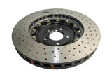 DBA 07-11 Audi S6 Front 5000 Series Cross Drilled Rotor w/Black Hat - DBA52778BLKXD