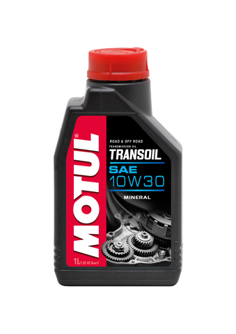 Motul 1L Powersport TRANSOIL SAE 10W30 (Wet Clutch) - Petroleum - 105894