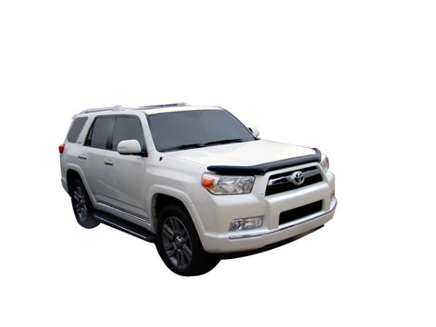 AVS 10-18 Toyota 4Runner High Profile Bugflector II Hood Shield - Smoke - 25053