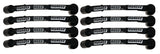 Moroso GM LS 9.75in Long Coil On Plug 90 Deg Sleeved Ultra Spark Plug Wire Set - Black - 51532