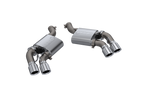 QTP 16-18 Chevrolet Camaro SS 6.2L 304SS Screamer Axle Back Exhaust w/4in Quad Tips - 400117