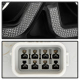 Honda Civic 16-20 LED Model High-Power LED Module Headlights - Black (PRO-YD-HC16LEDAP-SEQGR-BK) - 5088932