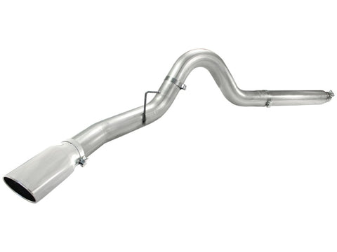 aFe Atlas 5in DPF-Back Aluminized Steel Exh Sys, Ford Diesel Trucks 08-10 V8-6.4L (td) Polished tip - 49-03054-P