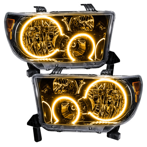 Oracle 07-11 Toyota Tundra Pre-Assembled Headlights- Blk Housing - w/ Simple Controller - 7119-504