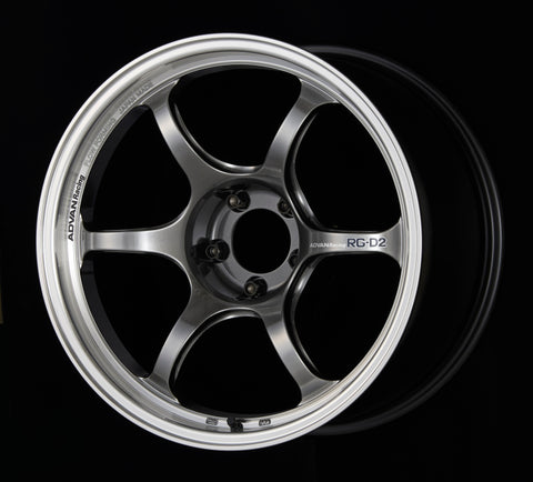Advan RG-D2 18x9.5 +45 5-114.3 Machining & Racing Hyper Black Wheel - YAT8J45EHB
