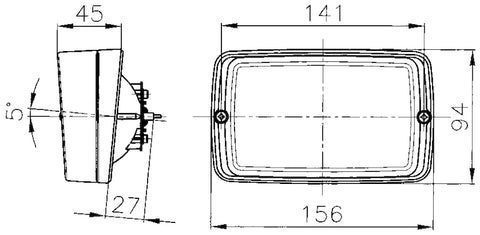 Hella Worklight 1Ga - H15522007