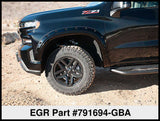EGR 19-22 Chevrolet Silverado 1500 Traditional Bolt-On Look Fender Flares Black Set Of 4 - 791694-GBA