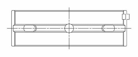 ACL Nissan VQ35DE 3.5L-V6 Standard Size High Performance w/ Extra Oil Clearance Main Bearing Set - 4M2633HX-STD