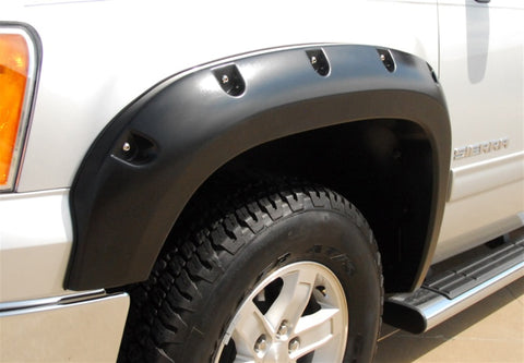 Lund 07-13 GMC Sierra 1500 RX-Rivet Style Smooth Elite Series Fender Flares - Black (4 Pc.) - RX109S