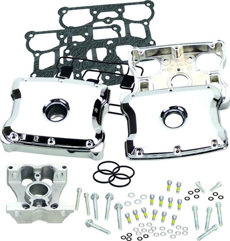 S&S Cycle 1999+ BT 4-1/8in Rocker Box - Chrome - 90-4110