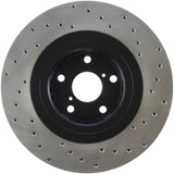StopTech 06-09 Lexus IS350 / 07-08 GS350 2WD Drilled Right Front Rotor - 128.44137R