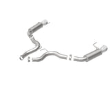 MagnaFlow Axle Back, SS, 3in, Competition, Dual Split Polished 4.5in Tip 2015 Ford Mustang GT V8 5.0 - 19103