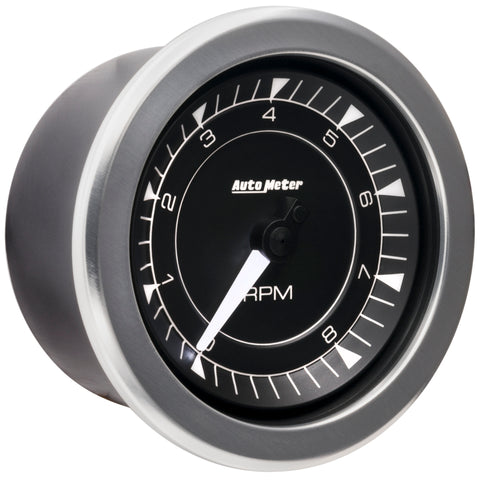 Autometer Chrono 3-3/8in 10k RPM In Dash Tachometer Gauge - 8197