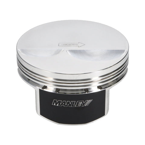 Manley Small Block Chevrolet LS Series -4cc Flat Top Piston Set - 592670C-8