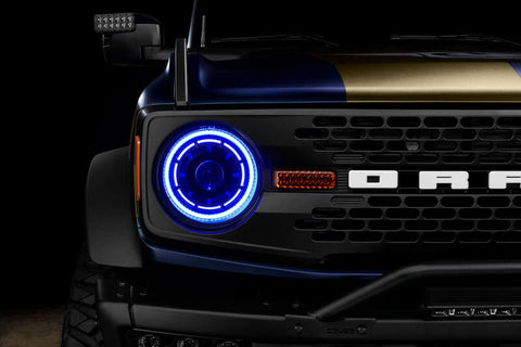 Oracle 2021+ Ford Bronco Oculus Bi-LED Projector Headlights - ColorSHIFT LED - 5886-BC2