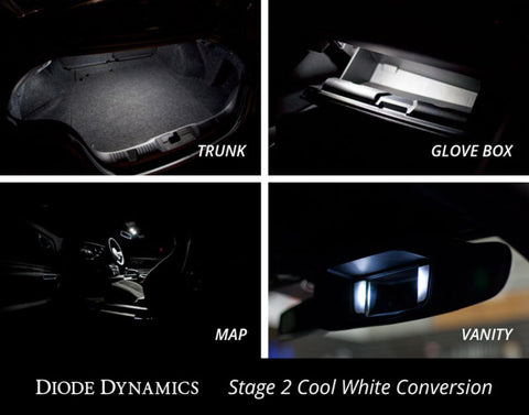 Diode Dynamics Mustang Interior Light Kit 15-17 Mustang Stage 1 - Red - DD0223